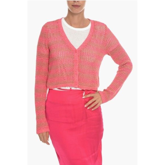 Rag & Bone Light Blue Stripe Pierce Cashmere Sweater, Size M NWT! $525